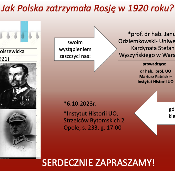 Zaproszenie na wykład prof. Janusza Odziemkowskiego